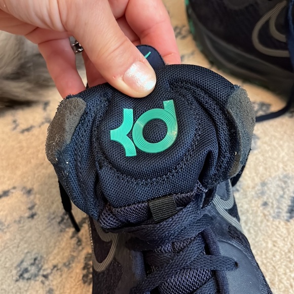 Nike KD Navy Sneakers, Size 8 - Picture 5 of 6